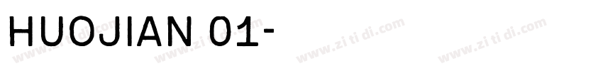 Huojian 01字体转换